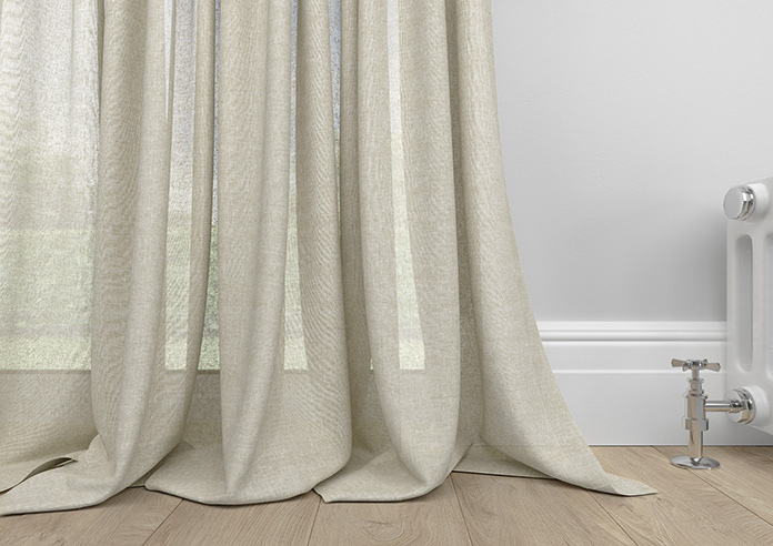 Pescara Voile, Latte - Made to Measure Curtains - Image 6
